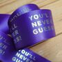 'You'll Never Guess!' Purple Ribbon, thumbnail 1 of 3