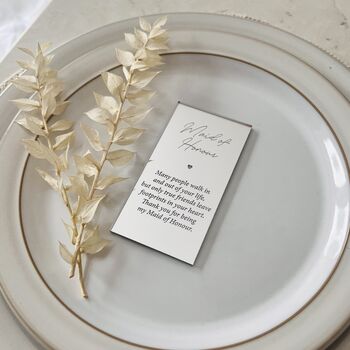 Maid Of Honour Gold Silver Wedding Place Setting, 2 of 6
