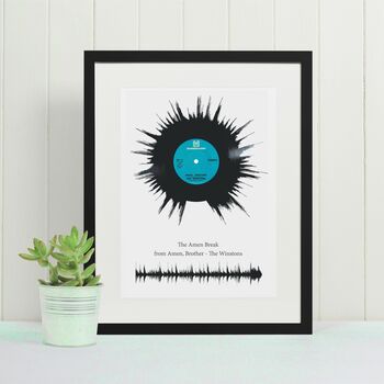 Soundwave Art Playable Vinyl Style Print, 4 of 6