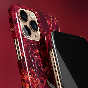 Red Marble Case For iPhone, 2 of 4