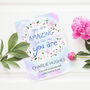Personalised Amazing Floral Christening Print, thumbnail 5 of 12