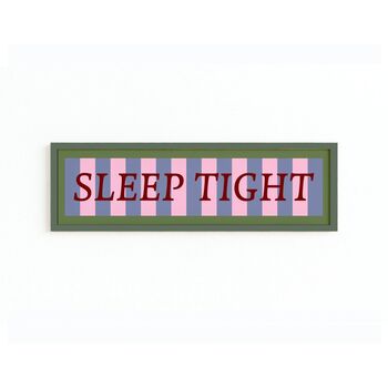 Sleep Tight Panoramic Framed Print, 4 of 12