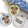 Airedale Terrier ID Tag, thumbnail 1 of 4