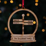 Personalised Family Christmas Signpost Bauble, thumbnail 2 of 5