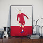 Andy Robertson Liverpool Football Poster, thumbnail 1 of 4