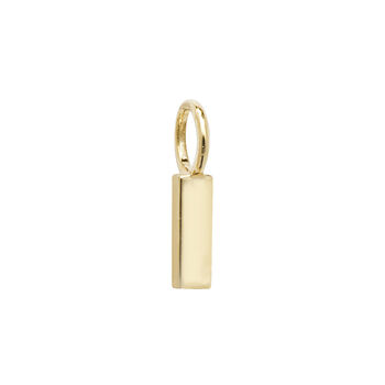 Yellow Gold Initial Pendant, 9 of 12