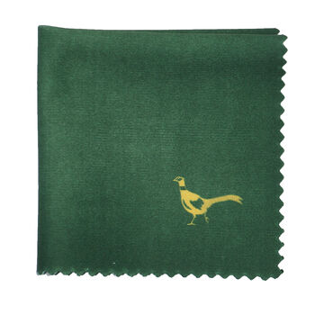 Pheasant Embossed Glasses Case And Cloth, 3 of 3
