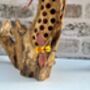 Handmade Wooden Beehive Bee Ornament Garden Sculpture, thumbnail 6 of 9