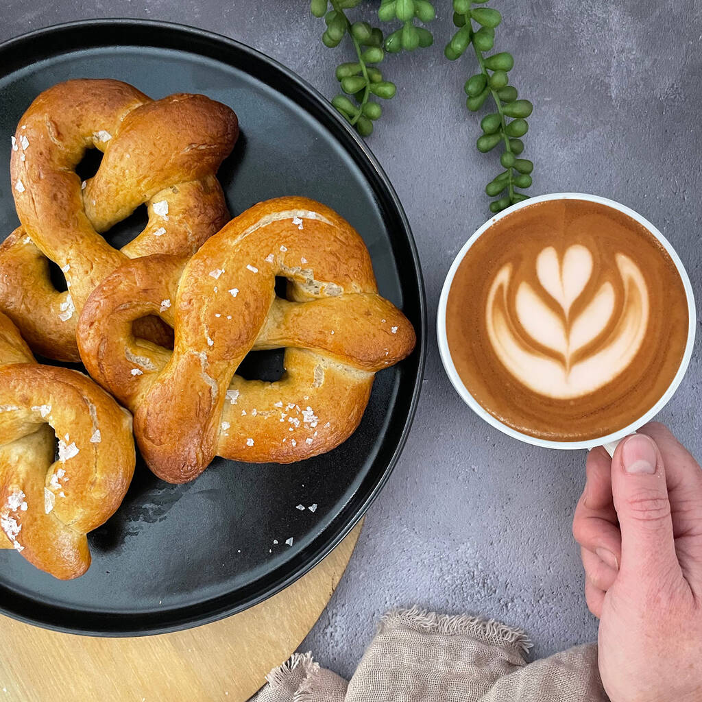 Pretzels Baking Kit And Coffee Set, 1 of 2