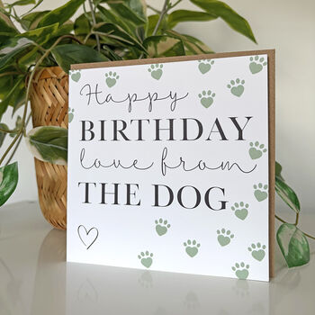 Happy Birthday From The Dog Card, 2 of 2