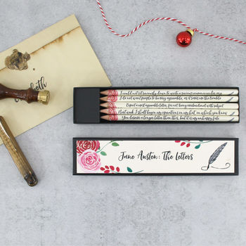 The Wit And Wisdom Of Jane Austen Pencil Set, 4 of 7