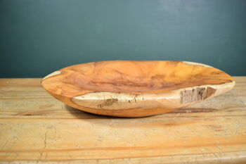 Hand Carved Wooden Bowl Locally Sourced Yew Tree, 6 of 11