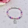 Personalised Butterfly Name Bracelet For Girls, thumbnail 2 of 7