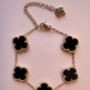 Four Leaf Clover Bracelet In Rainbow Of Colours, thumbnail 2 of 10