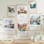 Travel Wall Art With Map Coordinates For Miami Florida, thumbnail 5 of 7