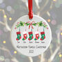 Personalised Christmas Stocking Ceramic Tree Bauble, thumbnail 5 of 6