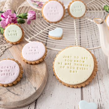 Personalised Thinking Of You Iced Biscuits Box Of 12, 3 of 4
