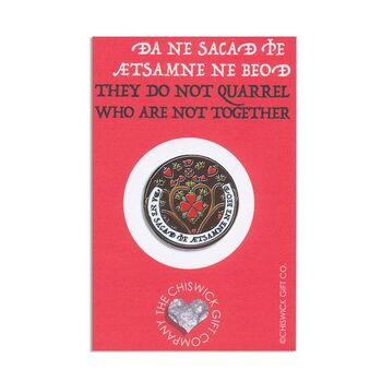 They Do Not Quarrel Who Are Not Together Enamel Pin, 2 of 3