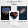 Personalised Star Map Print Celestial Star Design, thumbnail 4 of 12