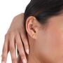 Designer Mini Skinny Drop Studs In 18ct Gold Vermeil, thumbnail 1 of 3