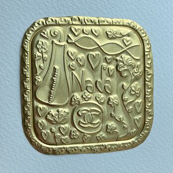 Personalised Handmade Gold Foil Name Birthday Card, 4 of 12