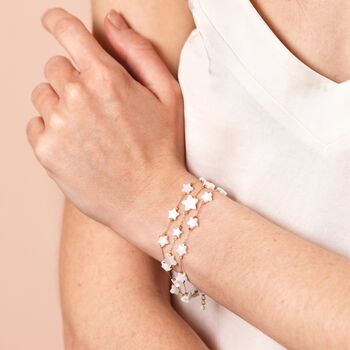 Shooting Stars Multi Layer Charm Bracelet In Gold, 3 of 3