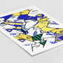Leeds United Football Shirt Mash Up Print, thumbnail 3 of 3