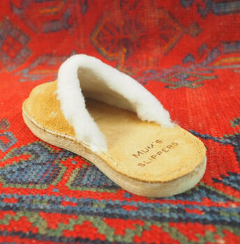 Personalised Handmade Sheepskin Slippers, 3 of 12