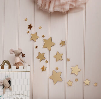 Mirrored Star Wall Decals, 6 of 7
