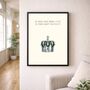 Queen Quote Print With ‘Real Life Or Fantasy’ Lyrics, thumbnail 6 of 6