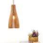 Wooden Retro Lampshade Ceiling Light, thumbnail 3 of 3
