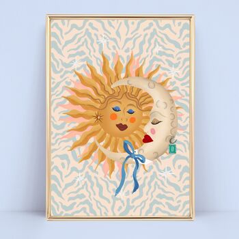 Sunkissed Moon Art Print, 2 of 2