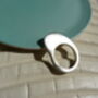 Infinity Sterling Silver Rounded Ring, thumbnail 1 of 2