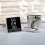 Personalised Photo And Date Cufflinks, thumbnail 4 of 4