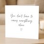 Emotional Support And Encouragement Card For Friend, thumbnail 1 of 8