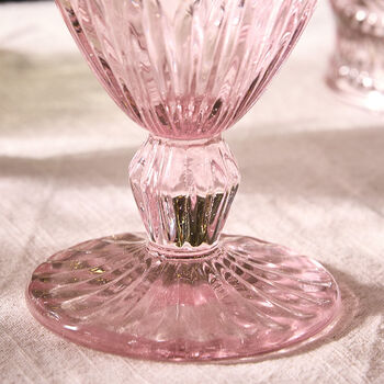 Set Of Four Armas Rose Wine Goblets, 5 of 5