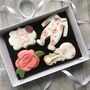 Personalised Floral New Parents Biscuit Gift, thumbnail 1 of 4