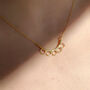 Adhira Circle Bar Necklace, thumbnail 5 of 7