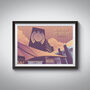 Ministry Of Sound London Travel Poster Art Print, thumbnail 1 of 8
