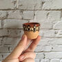 Stoneware Egg Cups Set In Tan Colour, thumbnail 2 of 3