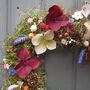 Vintage Floral Heart Wreath, thumbnail 2 of 4