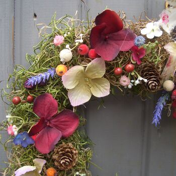 Vintage Floral Heart Wreath, 2 of 4