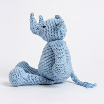 Rachel The Rhino Easy Crochet Kit, 4 of 7