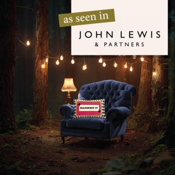 'Manifest It' Velveteen Pillow, 2 of 4