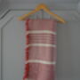 Striped Organic Cotton Peshtemal Towel, thumbnail 9 of 10