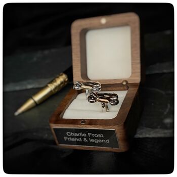 Personalised Two Tone Motorcycle Cufflinks, 2 of 9