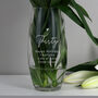 Personalised Birthday Engraved Vase, thumbnail 1 of 3
