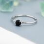 Black Onyx Ring In Sterling Silver, thumbnail 2 of 12