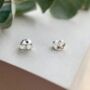 Small Circle Stud Earrings, thumbnail 4 of 5