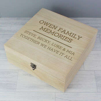 Personalised Any Message Keepsake Box, 8 of 12